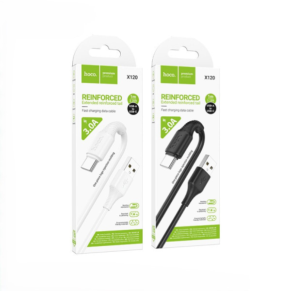 Cablu Hoco X120 Beneficio charging data cable Type-C [White]