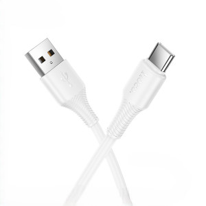 Cablu Hoco X120 Beneficio charging data cable Type-C [White]