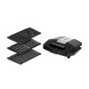 Aparat pentru sandwich multifunctional Hoffmans HM-3025 sandwich maker 3-in-1 [Black]