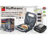 Aparat pentru sandwich multifunctional Hoffmans HM-3025 sandwich maker 3-in-1 [Black]