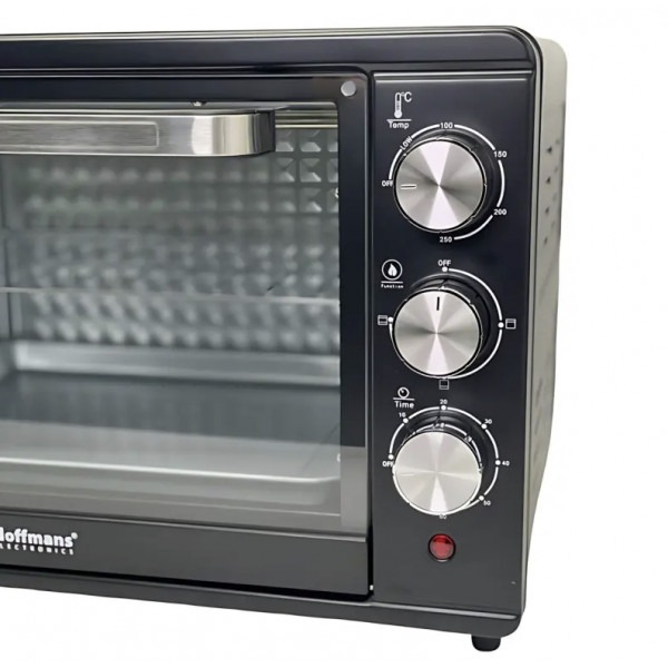 Cuptor electric Hoffmans HM-751 tabletop electric oven with timer for home 45L [Black]