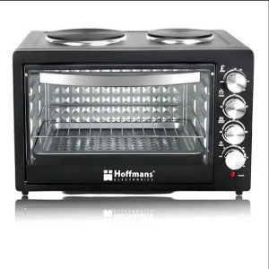 Электропечь 2 в 1 Hoffmans HM-753 tabletop electric oven with timer for home [Black]