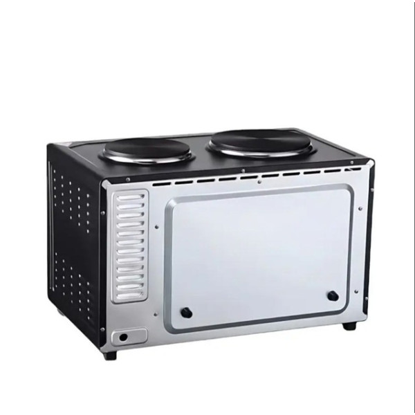 Электропечь 2 в 1 Hoffmans HM-753 tabletop electric oven with timer for home [Black]