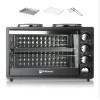 Электропечь 2 в 1 Hoffmans HM-753 tabletop electric oven with timer for home [Black]