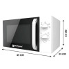 Cuptor cu microunde Hoffmans HM-761 microwave oven 20L [White]