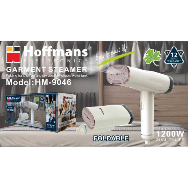 Fier de călcat cu abur Hoffmans HM-9046 vertical steam iron [White]
