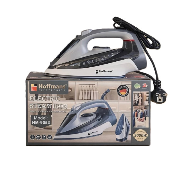 mașină de călcat cu abur Hoffmans HM-9053 electric steam iron [Black]