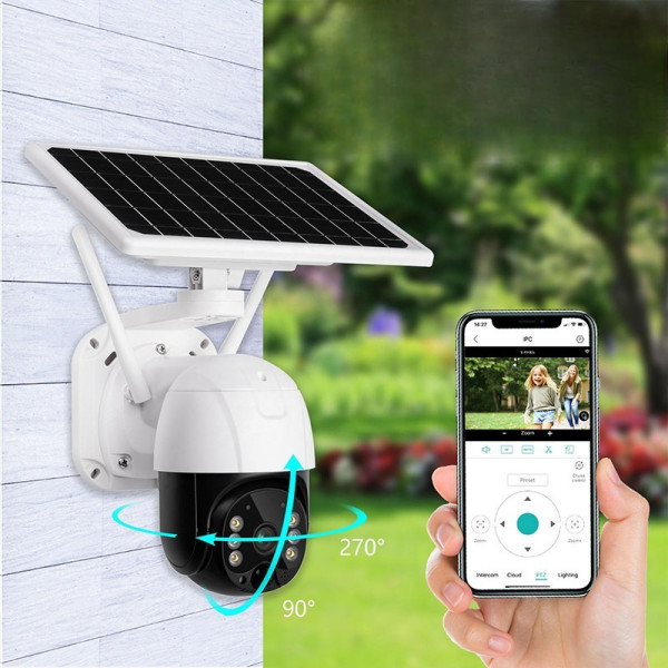 Supraveghere video Jortan JT-8181-2XM-4GU IP Surveillance Camera Wi-Fi/4G Full HD 1080 [White]