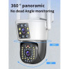 Cameră de supraveghere Jortan JT-8293QJ IP Surveillance Camera Wi-Fi Full HD 1080p [White]
