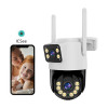 Cameră de supraveghere Jortan JT-8698QJ IP Surveillance Camera Wi-Fi Full HD 1080p [White]