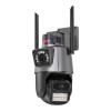 Supraveghere video Jortan JT-9687PRO WIFI КАМЕРА JORTAN 4MP(2MP + 2MP) [Silver]