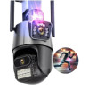 Supraveghere video Jortan JT-9687PRO WIFI КАМЕРА JORTAN 4MP(2MP + 2MP) [Silver]