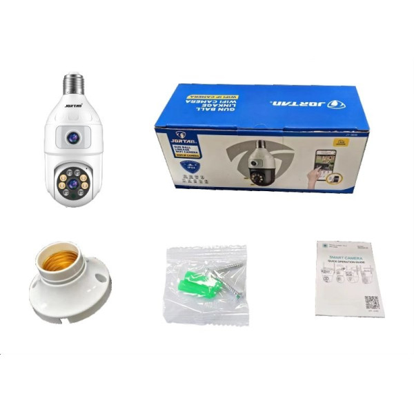 Cameră de supraveghere Jortan JT-9696PRO Wireless WiFi Light Bulb Camera [White]