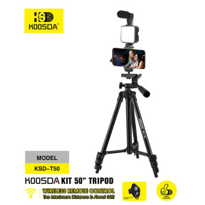 Tripod Koosda KSD-T50 Stable Tripod 1,2M [Black]