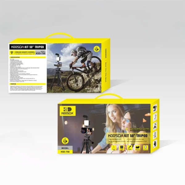 Tripod Koosda KSD-T50 Stable Tripod 1,2M [Black]