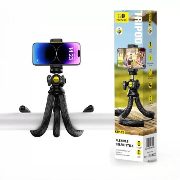 Selfie Stick Tripod Koosda KTP-02  [Black]