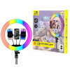 Кольцевая лампа Koosda KR-G18 18inch RGB Soft Ring Light With Bluetooth Remote Control [Black]