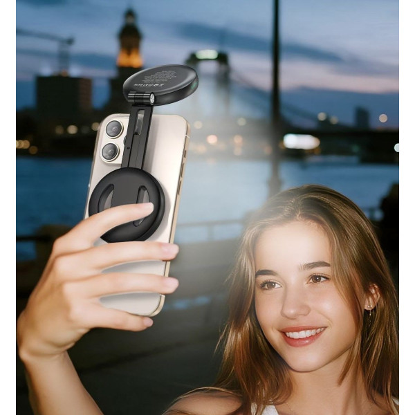 Подсветка для селфи Koosda KR-L12 Magnetic Fill Light With Phone Stand 400mAh [Black]