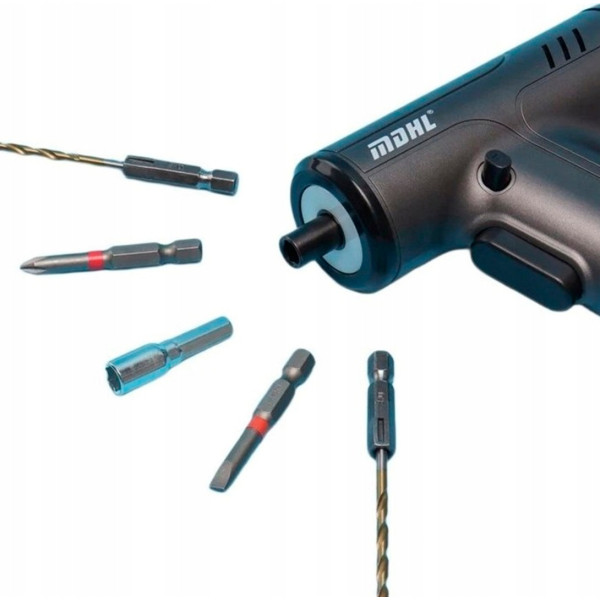 Аккумуляторная электро-отвёртка OEM Multifunctional Electric Screwdriver md-8728 [Black]