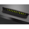 Авто табличка с номером телефона OEM 143A-RD Parking Card [Black]
