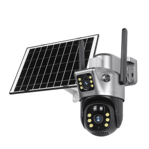 Видеонаблюдение OEM P6 Solar Powered Outdoor Security Camera with 4G [Black]