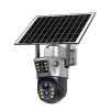 Видеонаблюдение OEM P6 Solar Powered Outdoor Security Camera with 4G [Black]