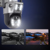 Видеонаблюдение OEM P6 Solar Powered Outdoor Security Camera with 4G [Black]