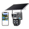 Видеонаблюдение OEM VTS02 Solar Powered Outdoor Security Camera with 4G [Black]