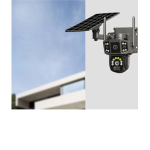 Видеонаблюдение OEM YM-09W Solar Powered Outdoor Security Camera with 4G [Black]
