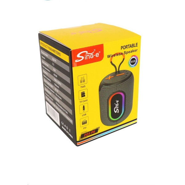 Портативная колонка OEM ZQS P6 speaker [Black]