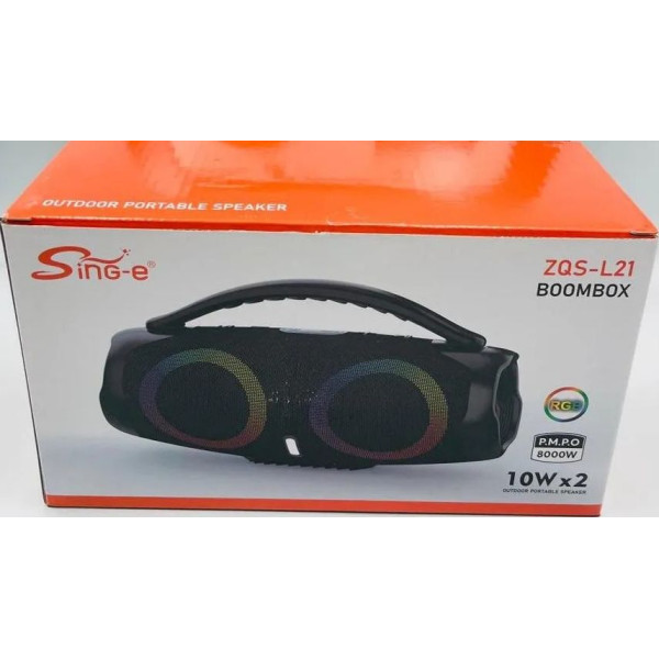 Boxa portabila OEM ZQS-L21 speaker [Black]