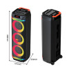 Boxa portabila OEM ZQS8316 speaker [Black]