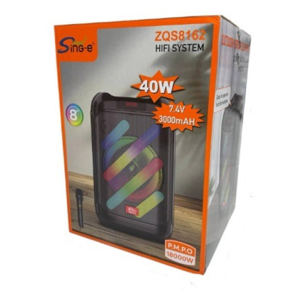 Boxa portabila OEM ZQS8162 speaker [Black]