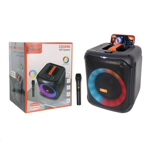 Boxa portabila OEM ZQS8180 speaker [Black]