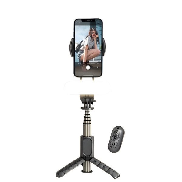Selfie Stick Tripod RTAKO Q09Mini Electric Gimbal [Black]