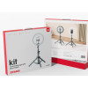 Lampă circulară + Tripod RTAKO ZJ-ZBT01 Live Streaming [Black]