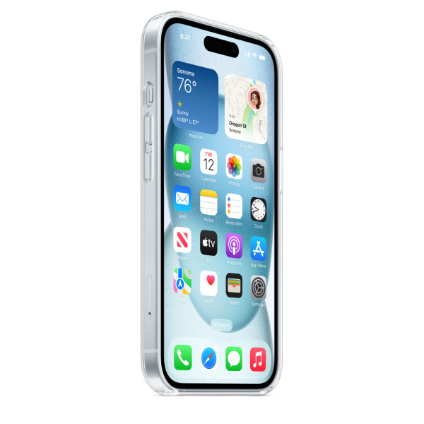 Husa Screen Geeks Clear MagSafe Apple iPhone 15 Plus [Transparent]
