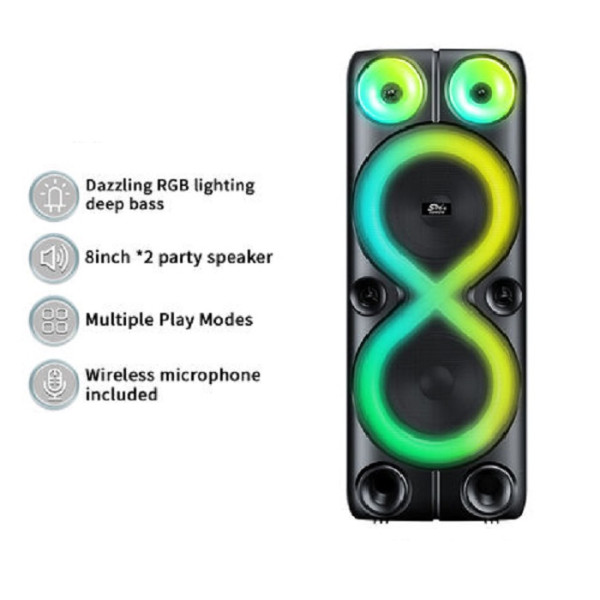 Boxa Portabila Screen Geeks 8238 [Black]