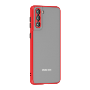 Husa Screen Geeks Camera Protect Samsung Galaxy S21 FE [Red]