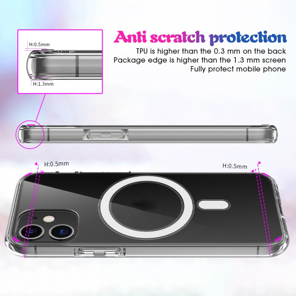 Husa Screen Geeks Clear MagSafe Apple iPhone 14 Pro Max [Transparent]