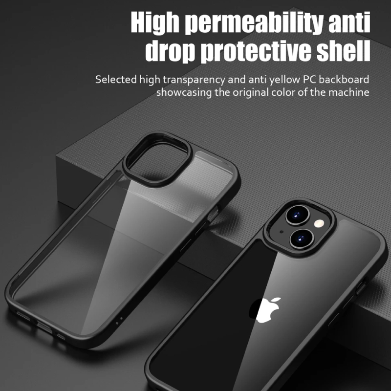 Husa Screen Geeks Fashion bumper iPhone 15 Plus [Black]