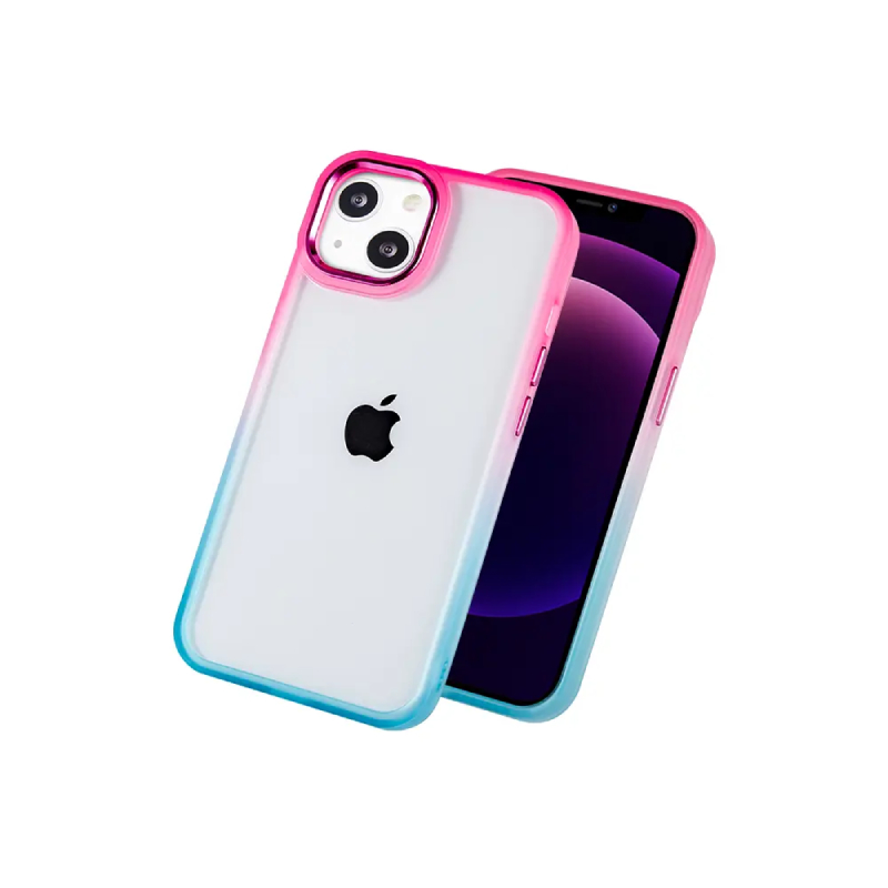 Husa Screen Geeks Gradient bumper iPhone 13 [Purple-Blue]