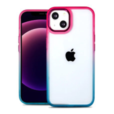Husa Screen Geeks Gradient bumper iPhone 15 Plus [Red-Green]