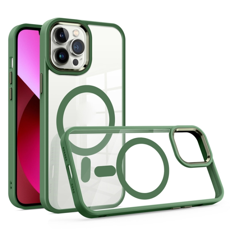 Husa Screen Geeks Hybrid MagSafe Apple iPhone 13 Pro [Dark Green]