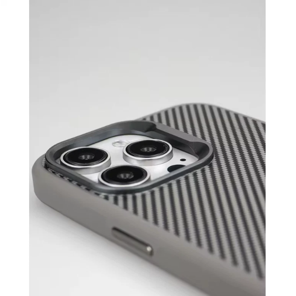 Husa Screen Geeks Magsafe Carbon Case Iphone 15 Pro Max [Gray]