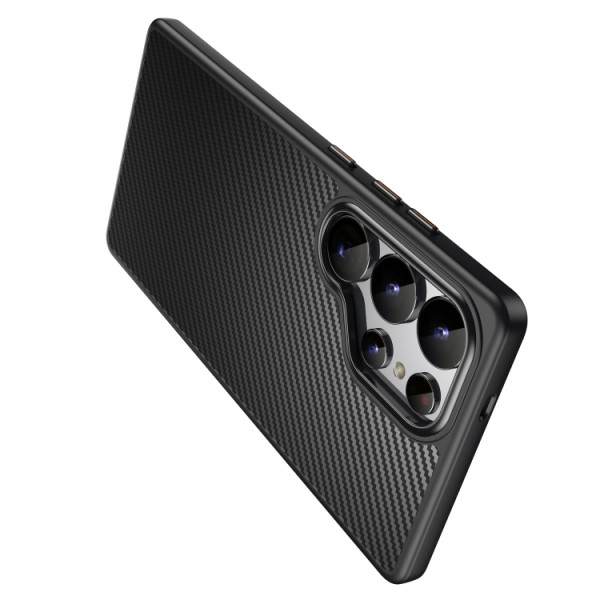 Husa Magsafe Carbon Case p/u Samsung S25 Ultra [black]