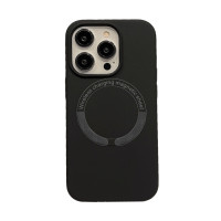 Чехол Screen Geeks Magsafe Liquid Silicone Apple iPhone 12 Pro [Black]