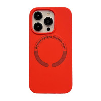 Чехол Screen Geeks Magsafe Liquid Silicone Apple iPhone 12 Pro [Red]