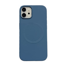 Husa Screen Geeks Magsafe Liquid Silicone Apple iPhone 12 [Blue]