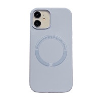 Чехол  Screen Geeks Magsafe Liquid Silicone Apple iPhone 12 [Lavander]